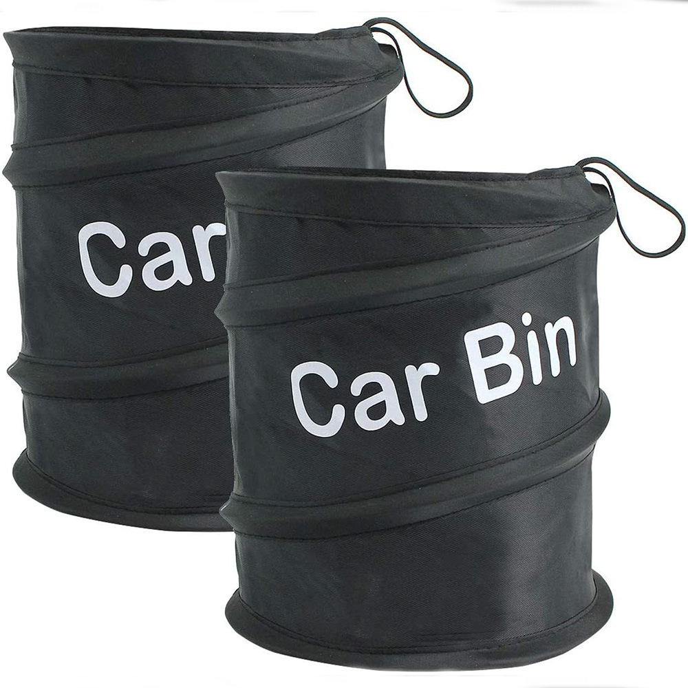 工厂现货 车载垃圾桶汽车垃圾桶折叠圆形收纳桶汽车收纳袋
