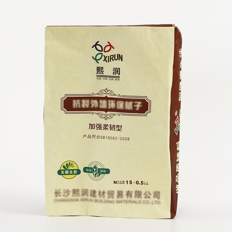 专业生产平底方形阀口袋牛皮纸复合编织袋三纸一膜阀口袋印刷