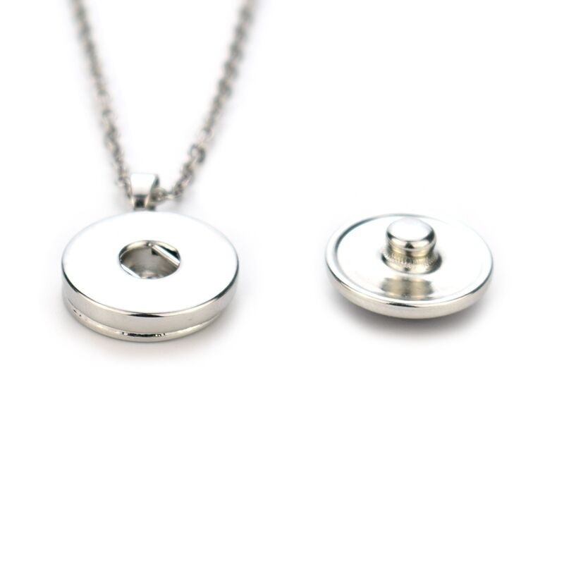 Versatile Snap Silver Necklace