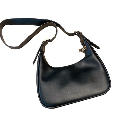 Bags for women retro armpit second-hand bag 2024 simple versatile handbag crescent moon shoulder crossbody dumpling bag women's trendy