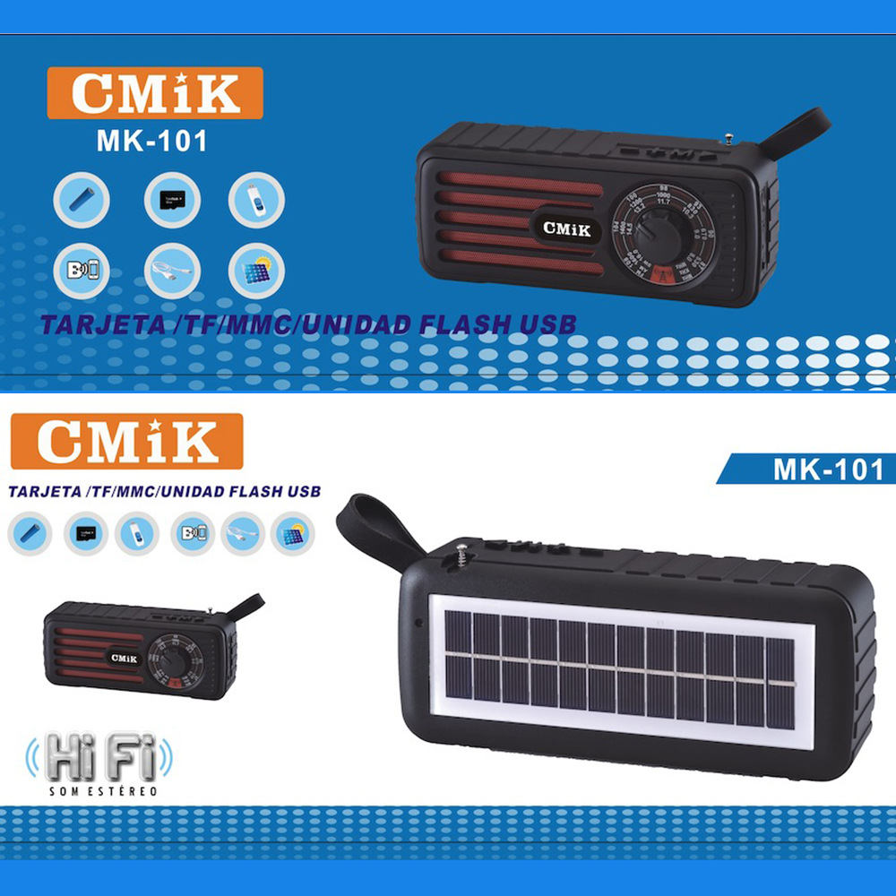 可充电插卡U盘TF卡播放器便携式调频半导体应急灯DC充电收音机详情图2