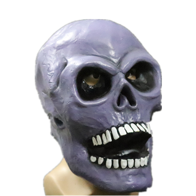 Halloween cráneo máscara horror scary truco de látex tocados cabeza del cráneo de color casa embrujada bar vestir Accesorios