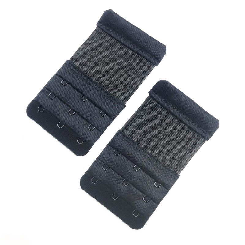 Wholesale of underwear by manufacturers with an extended buckle spacing of 1.9cm, three rows of bra extension buckles, elastic bands, and accessories for underwear buckles