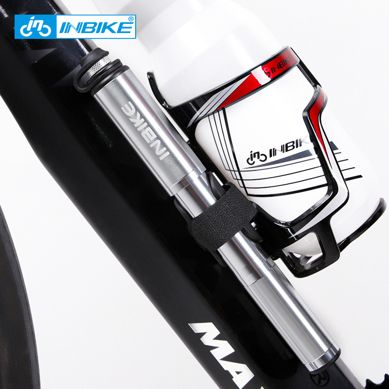 INBIKE新款自行车打气筒迷你 便捷式山地公路车打气筒美法嘴通用