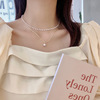 Pendant from pearl, necklace, chain for key bag , simple and elegant design