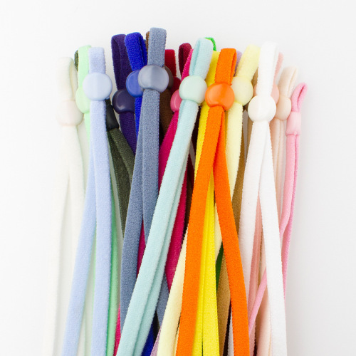 Colorful rope 5MM mixed color ear straps adjustable ear rope diy handmade elastic band extension rope