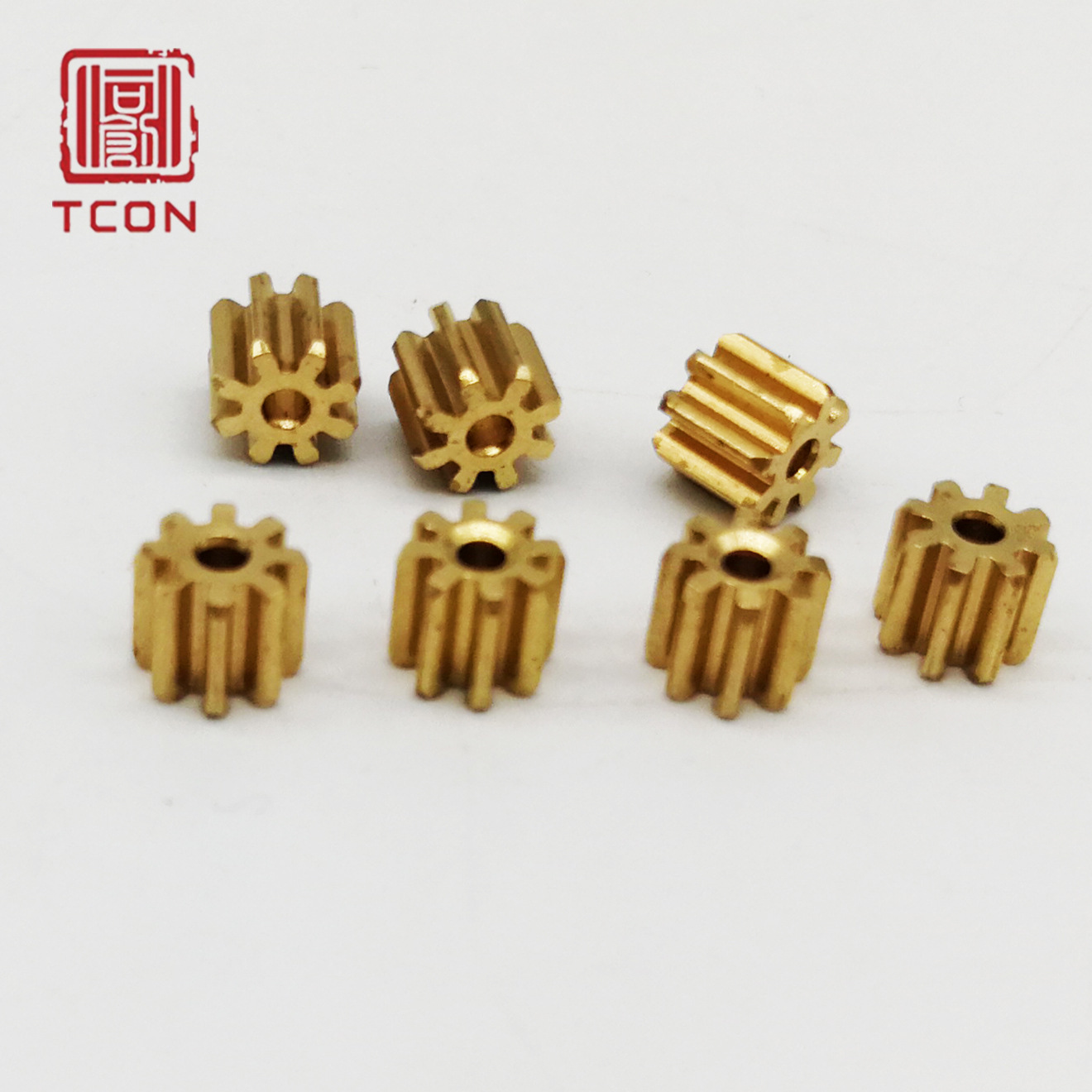 圆柱齿轮玩具电机马达铜牙小模数铜齿轮