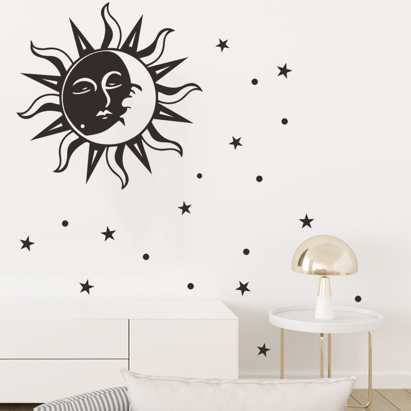 Sun Moon Stars Wall Stickers display picture 3