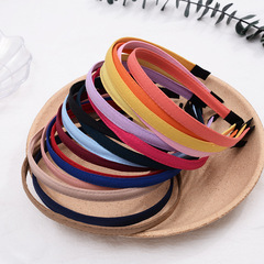 Fresh DIY Hair Accessory Hand-painted Fabric Hair Band Alloy Headband Accessory for Children and Adults