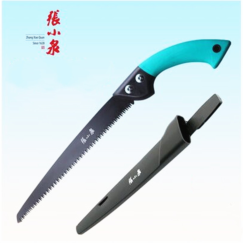 张小泉春悦系列带鞘修枝锯 手板锯 手工锯子家用木工伐木锯园林锯