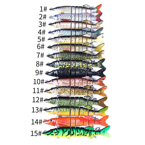 New foreign trade hot-selling lure multi-section fishing lure 18.5g/67.5g multi-section fishing bait bionic fake bait fishing gear wholesale