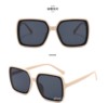 Fashionable white glasses, sunglasses, 2021 collection, wholesale