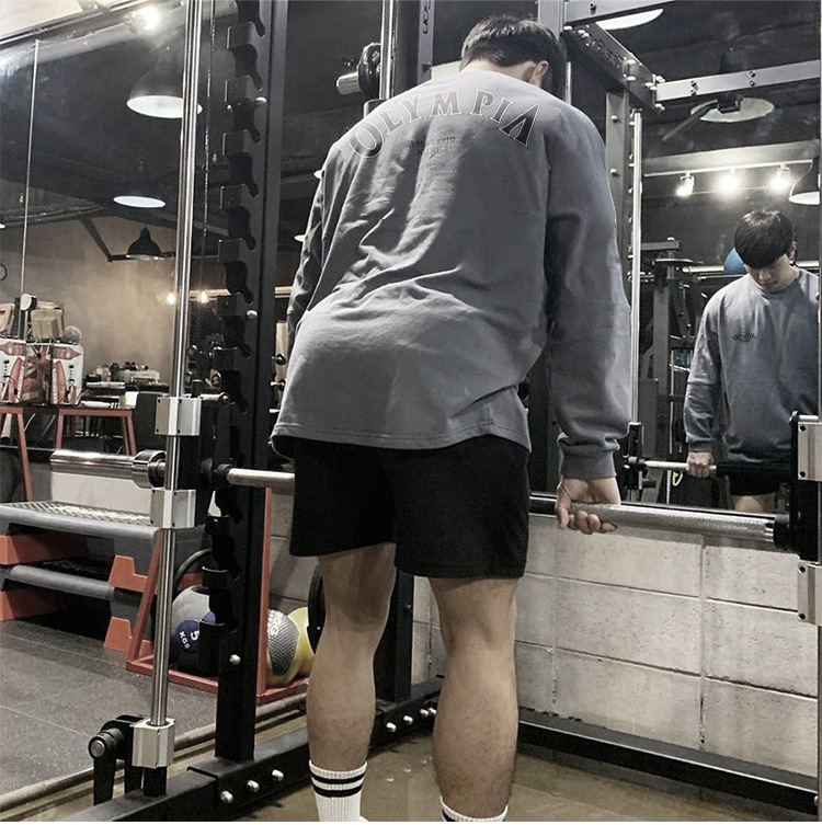 Men's Oversized Long Sleeve Hoodie For Gym And Athletic Training_voghion.com