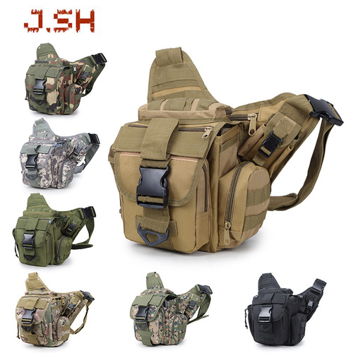 Junseng Outdoor Photography Waist Bag with Shoulder Strap Tactical Bag Outdoor Casual Sports Saddle Bag Factory Direct Supply 