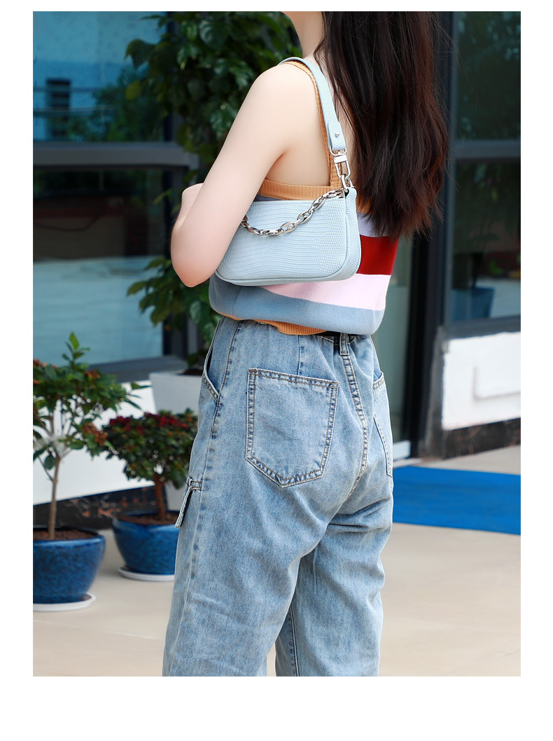 Ladies Mini Underarm Bag - Blue