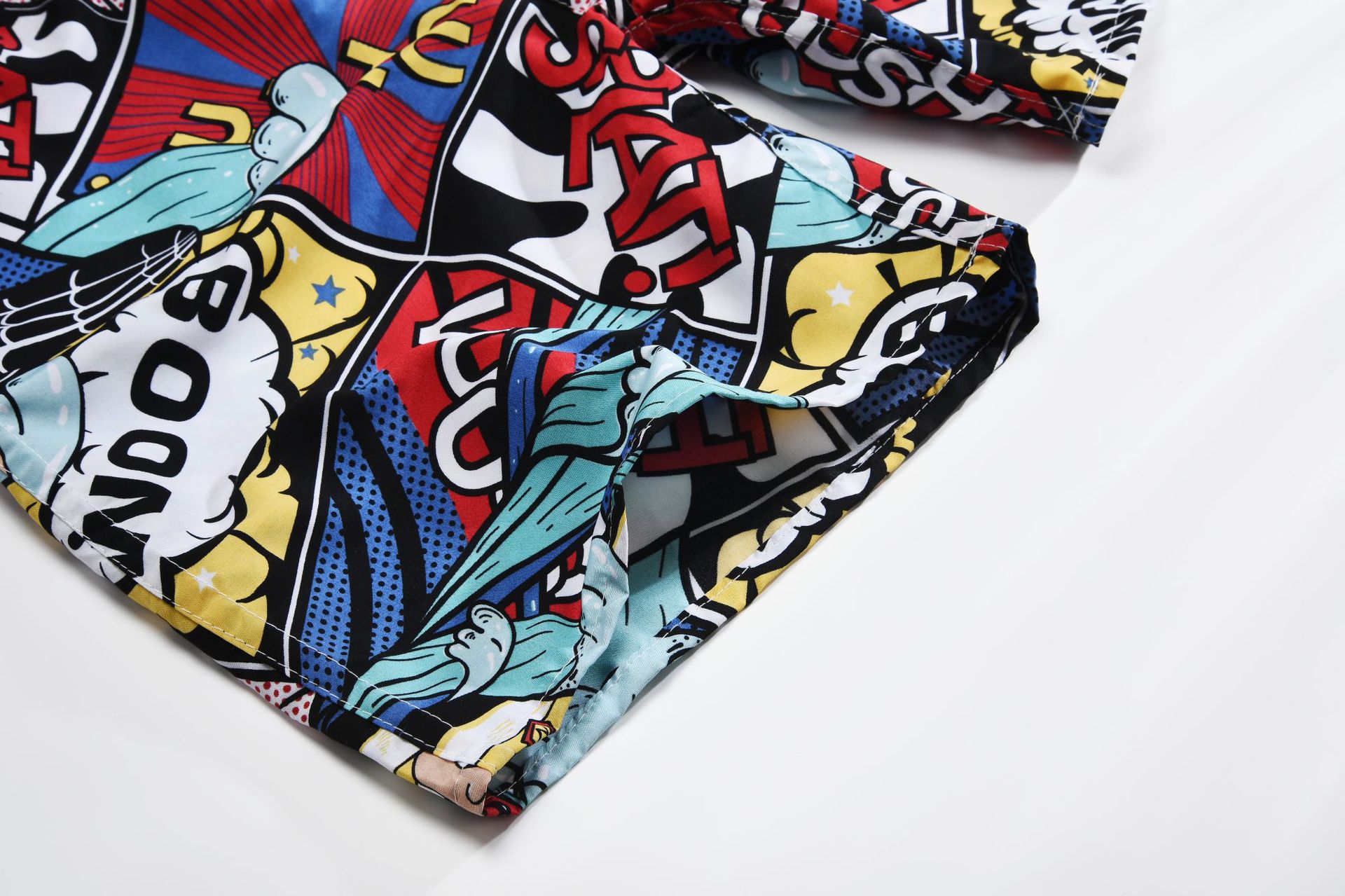 166g Weight Shorts Pants Length Polyester Fabric Type Mid Waist Waist Line Shorts Pants Type Inelastic Elasticity Beach Occasion Comfort Function Loose Fit Type Leaf, Ditsy Floral, Tree Pattern Summer Season Men's Gender Rib-Knit Design Streetwear Style Men's Beach Streetwear Leaf Ditsy Floral Tree Shorts Rib-knit Shorts 7