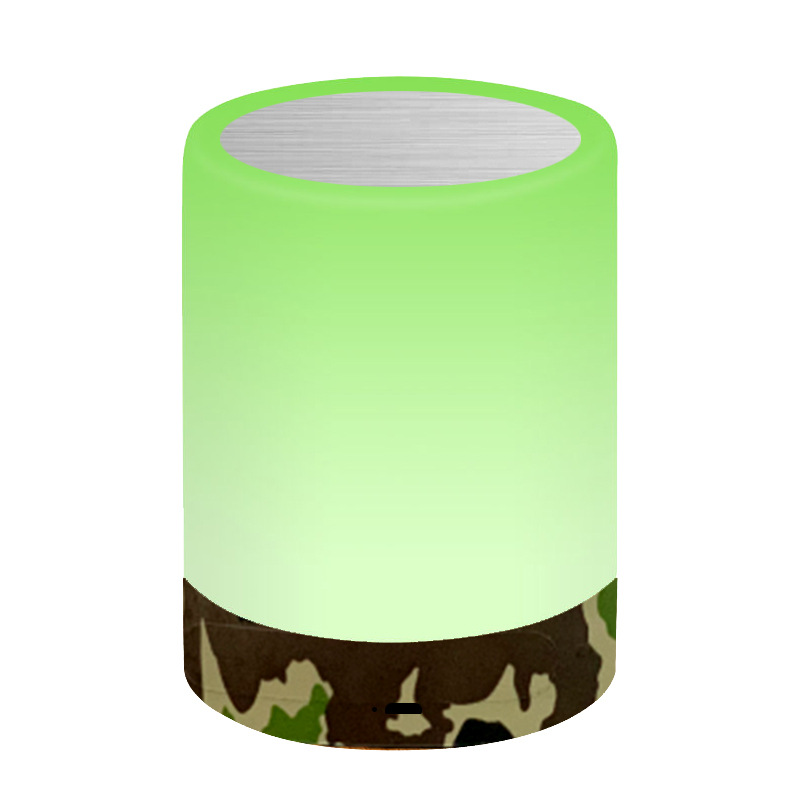 led Colorful originality Wood charge Night light V3 Creative Nightlight usb Touch charging USB Table lamp