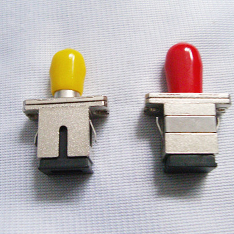 通信光纤设备厂家直销适配器抗压ST/SC 金属转换光纤法兰光纤跳线