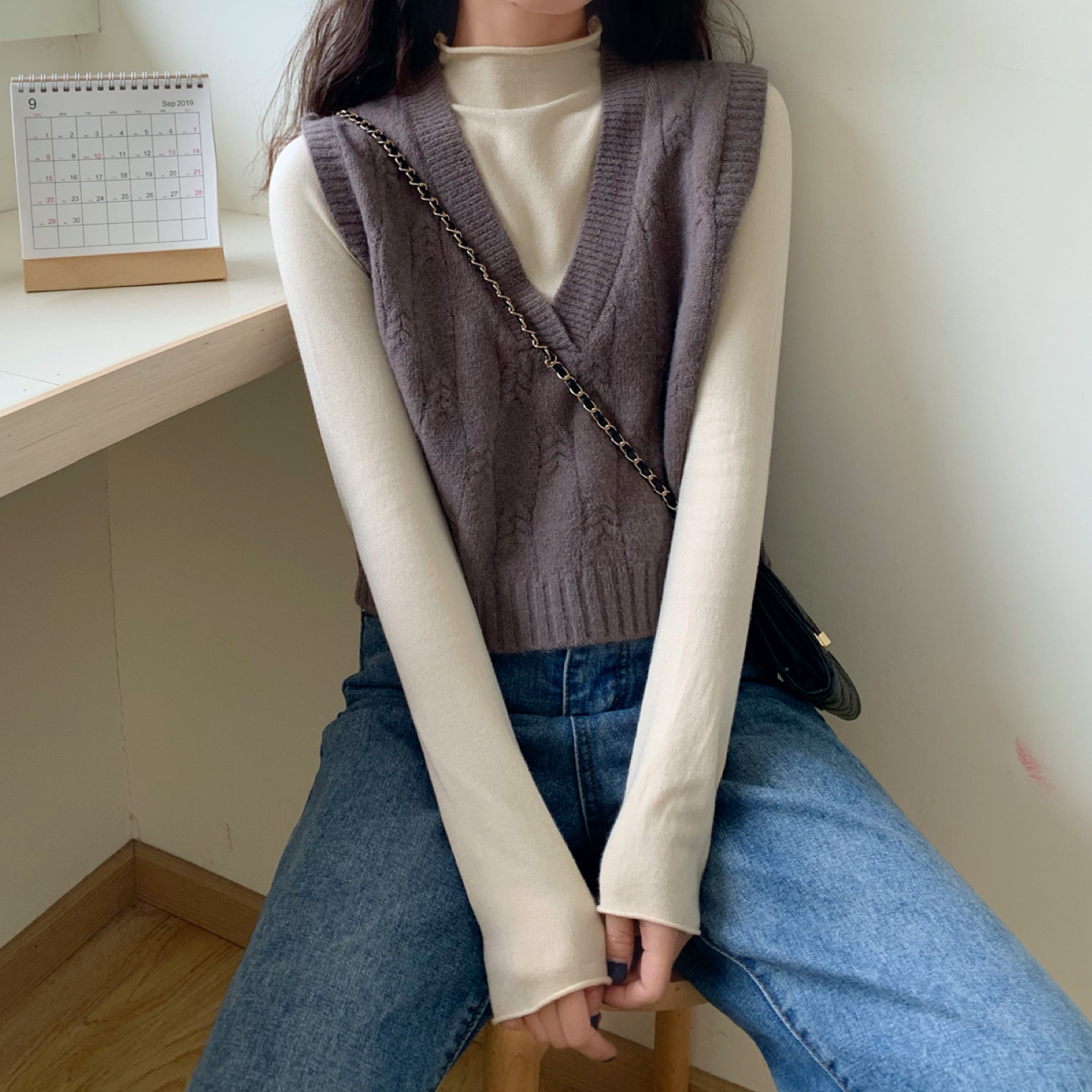 Gilet femme en tricot - Ref 3434792 Image 57