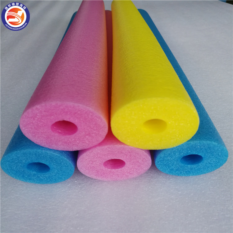 厂家供应EPE珍珠棉管棒 高密度游泳棒缓冲漂浮发泡空心泡沫管