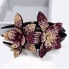 Big elegant hairgrip, hairpins, accessory, flowered, Korean style