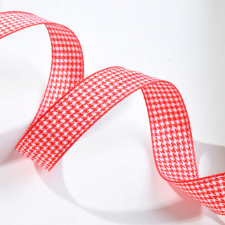 Yao Ming Plaid cinta hecha a mano DIY cinta regalo material de embalaje 2,5 cm Plaid banda accesorios para el cabello material decorativo