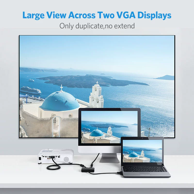 VGA-переключатель 2 порта UGREEN (VGA switch/splitter)