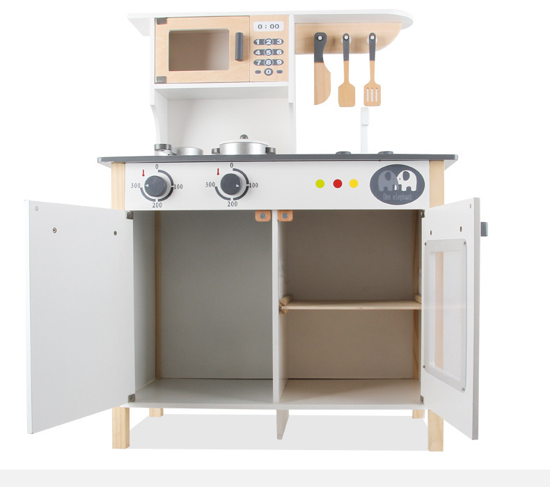 跨境儿童仿真过家家套装儿童男孩早教益智玩具女孩百变厨房木质详情图11