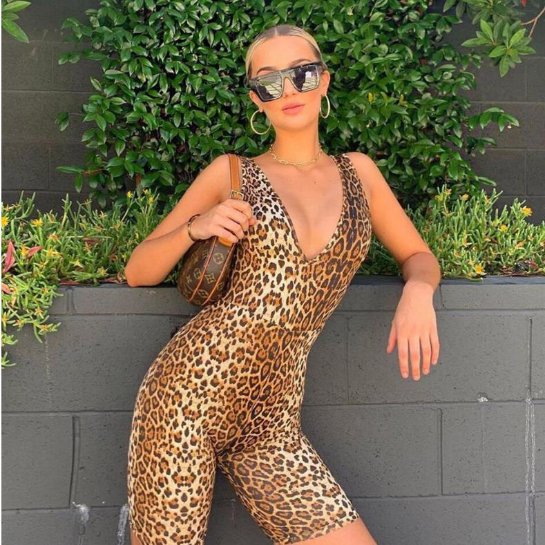 Tiger Pattern Jumpsuit