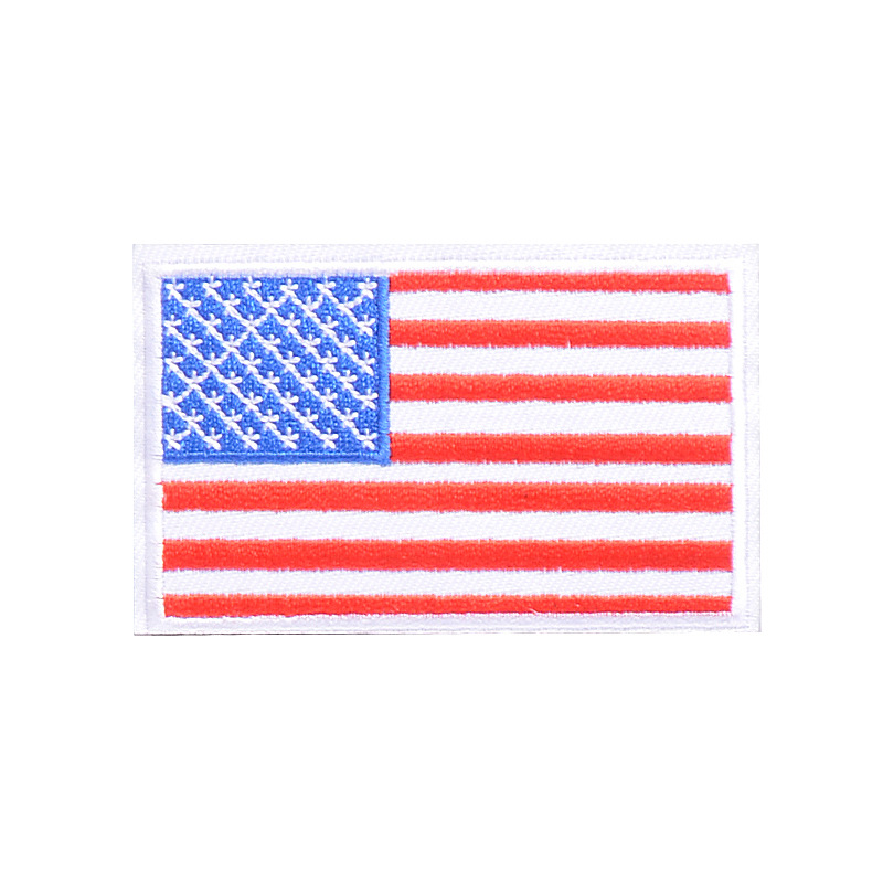 亚马逊跨境货源美国刺绣魔术贴加拿大电脑绣花臂章牙买加徽章古巴|ru