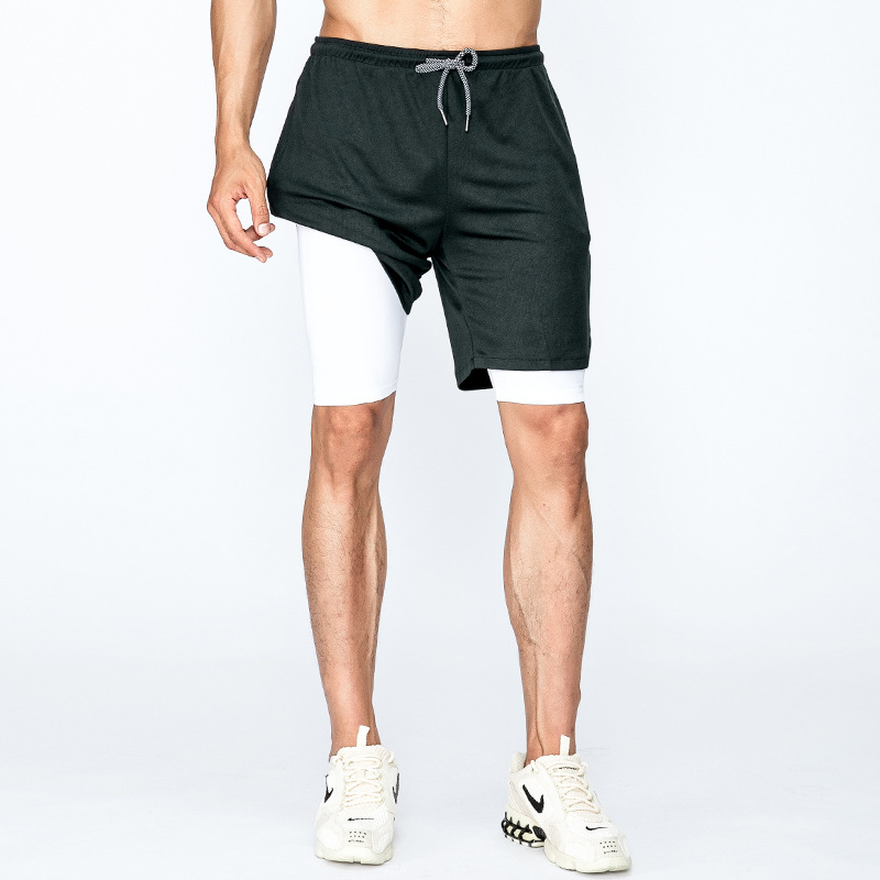 Hombres primavera y verano nueva moda deportes casual todo partido quinto pantalones al aire libre transpirable correr baloncesto fitness shorts