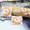 粉色木马 自封曲奇饼干包装袋 塑料点心袋 自粘烘焙包装 100个装
