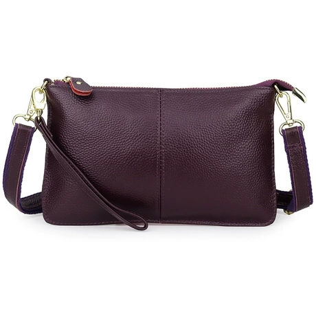 Leather one-shoulder bag, small clutch bag, Amazon, cowhide