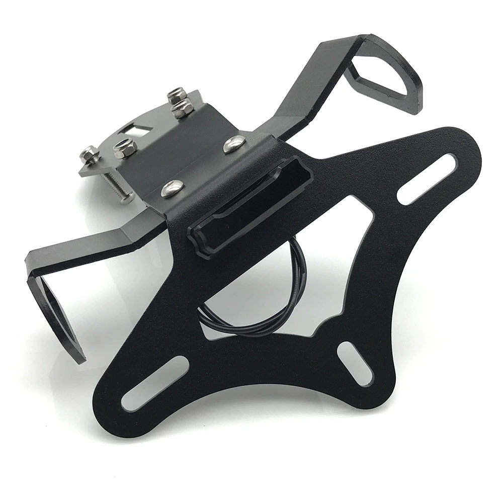 Подходит для KAWASAKI ZX-10R детали модификации мотоцикла с легкой короткой задней рамкой номерного знака Рамка номерного знака декоративная рамка