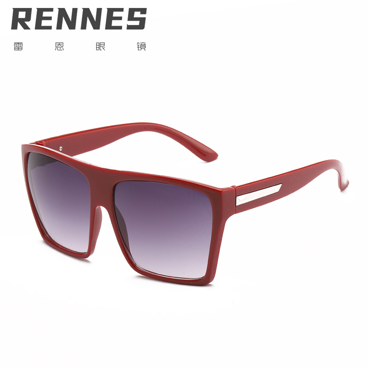 2020 nueva moda gran marco de moda gafas de sol personalizadas Internet celebridad calle tiro gran marco de pierna ancha gafas de sol 97077