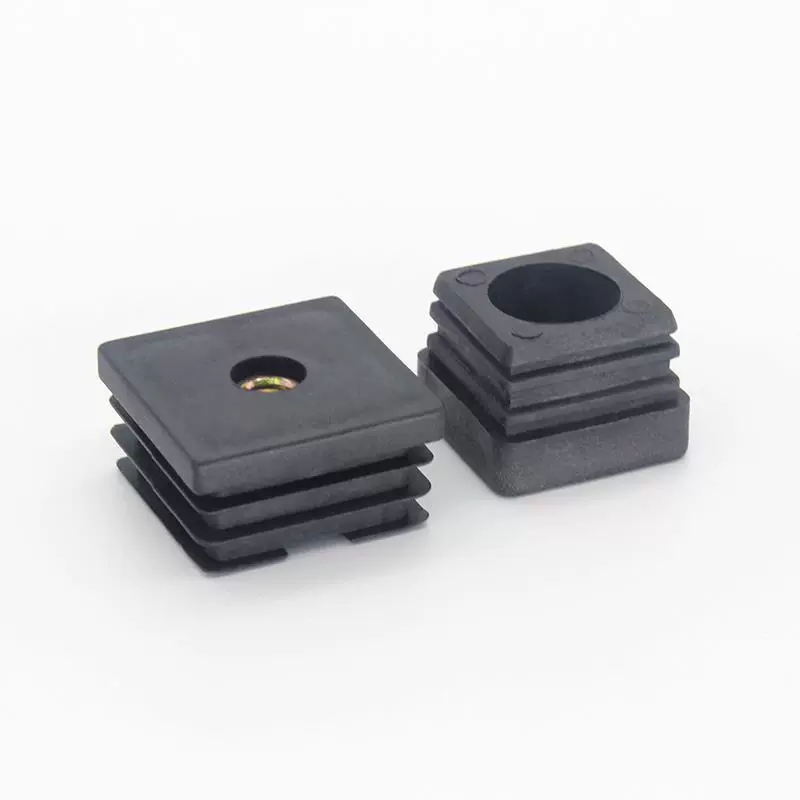 30 square M10 nut 10 clip, 30 square square nut plug thick -thicker stuffed foot plug plastic