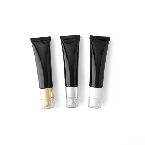 【】50g Black High-Gloss Cosmetic Soft Tube 50ml PE Plastic Soft Tube Facial Cleanser Blackhead Remover Nail