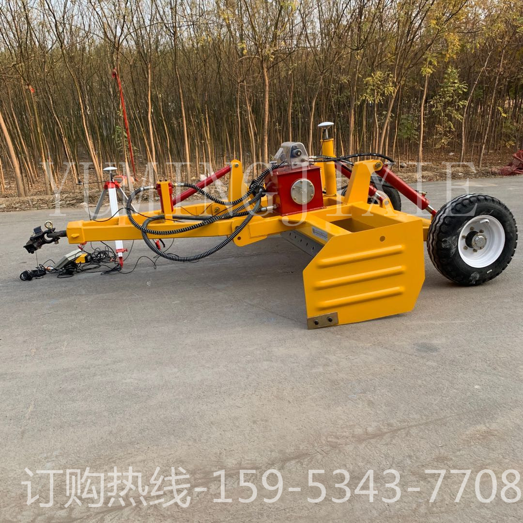 拖拉机牵引卫星平地机 卫星平地机拖拉机农田整平机卫星仪器设备