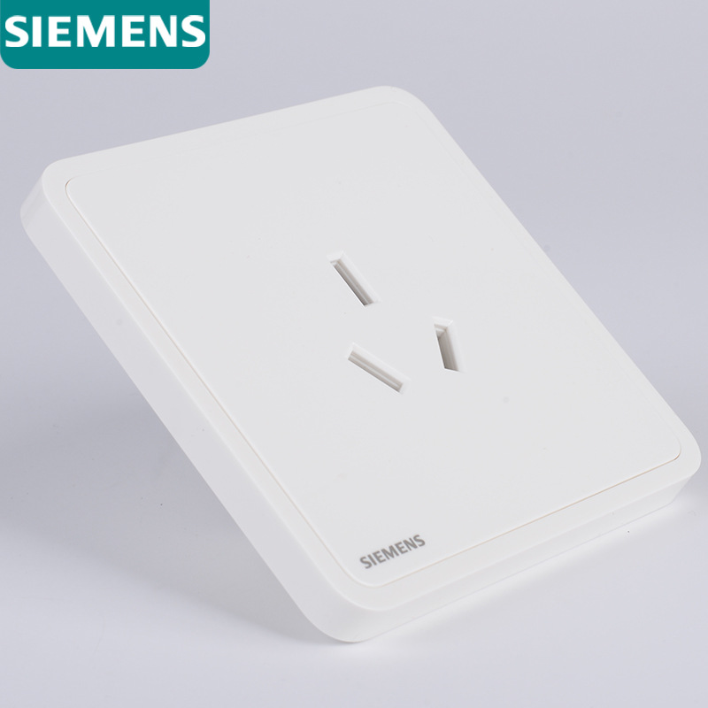 Siemens switch socket Siemens Ruiyi Chenxi white 86 type five-hole USB one-open dual-control flame retardant surface set