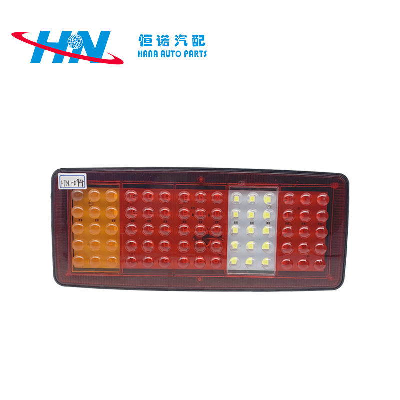 Rectangular LED luz trasera adecuado para camión remolque cisterna luz trasera brillante LED luz trasera