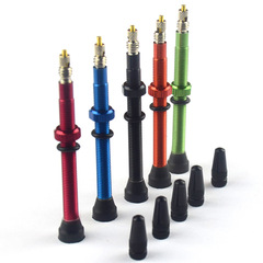 Mountain bike tubeless valve stem, colorful French true air valve stem, aluminum alloy tire valve core