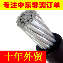 架空线十年外贸出口专注中东非洲白铝线 铝线16 25 35 95mm