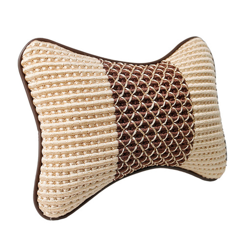 Car Headrest Pillow Set, One-Piece Car Head Support, Ice Silk Car Cushion, Breathable Car Pillow, Car Accessory
