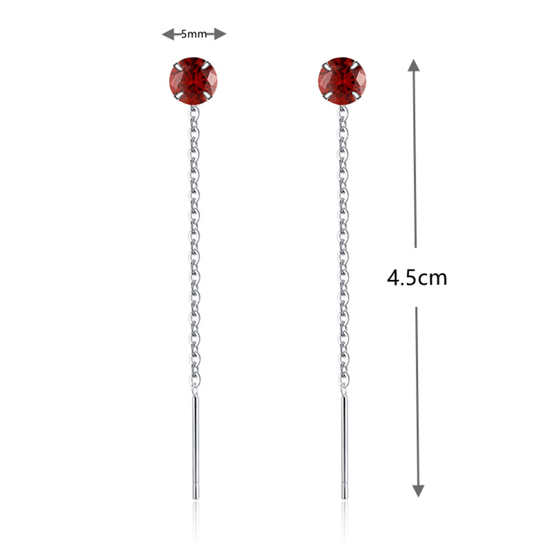 5g Weight 925 Sterling Silver Ear Needle Material Ear line Classification 1 Pair Quantity Holiday, Daily Occasion 925 Sterling Silver Material Geometric, Star, Heart Shape Pattern Women's Gender Casual, Simple Style Style 1 Pair 925 Sterling Silver Geometric Star Heart Shape Ear Line 11