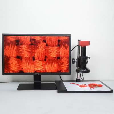 HDMI高清电子视频显微镜工业相机PCB维修检测放大镜带测量USB
