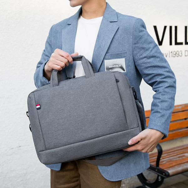 Portable Laptop Bag Men's Horizontal Business Briefcase Casual Men's Shoulder Crossbody Bag Custom LOGO