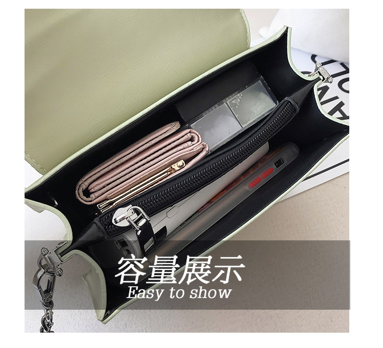 Messenger Bag Fashion Chain Small Square Bag display picture 4