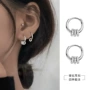 镶钻个性简约925耳扣