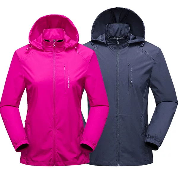 Spring and autumn lightweight quick-drying windbreaker, unisex, for outdoor activities, breathable, elastic, single-layer, and provides sun protection