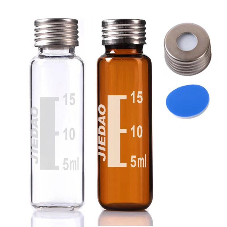 厂家生产 硼硅15ml 铝盖顶空进样瓶 实验室送样瓶